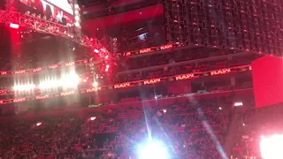 Monday night raw empty seats, 4 weeks till wrestlemania