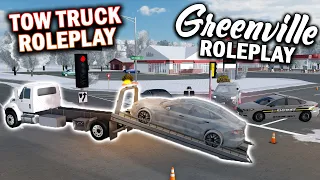 DOT TOW TRUCK ROLEPLAY!! || ROBLOX - Greenville Roleplay