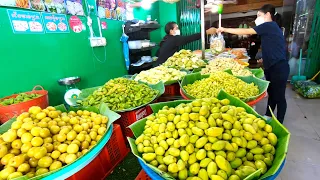 Mouthwatering Food in Cambodia | Fresh Fruits & Pickles with 26 Kinds of Mixed Salt & Sauces