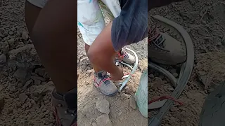 Electric Pole Climbing Shoes- Building In Ghana