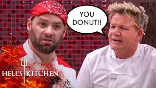 "Table Side means it's cooked at the table, you DONUT" | Hell's Kitchen