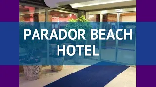 PARADOR BEACH HOTEL 3* Турция Алания обзор – отель ПАРАДОР БИЧ ХОТЕЛ 3* Алания видео обзор