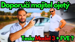 Ojetá Tesla 3 a fotovoltaika rozhovor s majitelem 🇨🇿