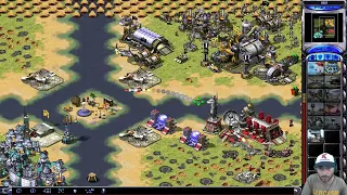 Red Alert 2 Gameplay - I play France in Funny Map X4 pvp online multiplayer free for all