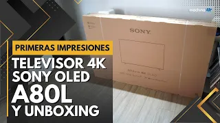 ¡Al fin nos llega el Televisor SONY que esperábamos! | SONY A80L Unboxing e Impresiones