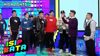 Jhong and Vhong say hello to Jameson, Zeus, Wilbert, Jimboy, and Maru | Isip Bata