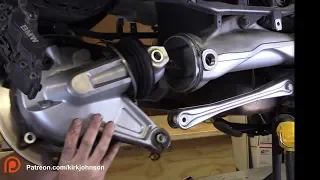 BMW K1200LT DIY Clutch Removal Part 1 of 3 Clutch Series