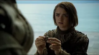 Arya Stark arrives at Braavos S05E02   HD