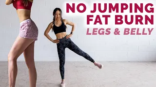 Full Body No Jumping Workout To Burn Fat | Burn Thigh Fat Low Impact Cardio