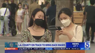 L.A. County on track to bring back mandatory indoor masking