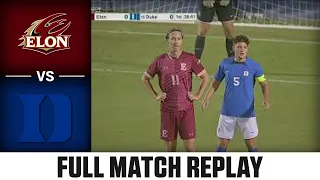 Elon vs. Duke Full Match Replay | 2023 ACC Men's Soccer