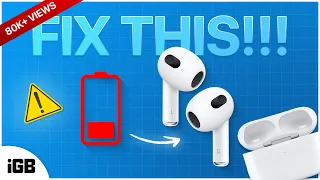 How to Fix AirPods Battery Drain Issue [2024] 💯