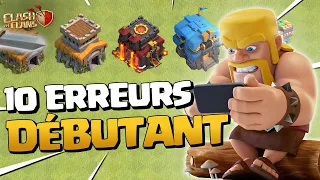 10 ERREURS À NE PAS FAIRE SUR CLASH OF CLANS !