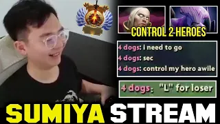 Can Sumiya Invoker win the Game with Dual Hero Control? | Sumiya Invoker Stream Moment 3724