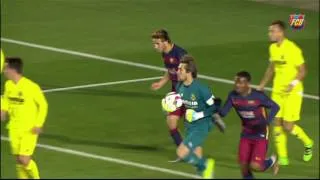 [HIGHLIGHTS] FUTBOL (2aB): FC Barcelona B -Vila-real B  (1-0)