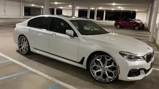 2019 BMW 750 on 24’s