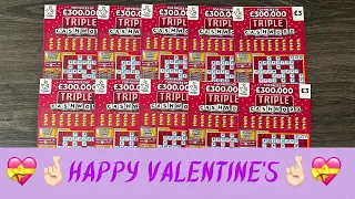 💝🤞🏻 VALENTINE’s DAY SPECIAL 🤞🏻💝 £30 TRIPLE CASHWORD 💝🤞🏻 GREAT SESSION OF SCRATCH CARDS 💝