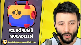 BEDAVA MEGA KUTU için YILDÖNÜMÜ MÜCADELESİ OYNADIM 😁 Brawl Stars