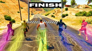 GTA 5 : Franklin Challenge Every Flash For Race In GTA 5 ! (GTA 5 Mods)