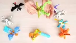 How to Train Your Dragon 2 Happy Meal Toy (обзор драконов из McDonald's)