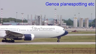Bluepanorama Airlnes Boeing 767-300ER at Milan MXP airpot
