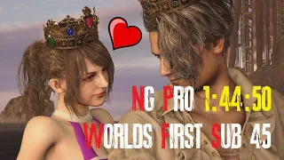 (FWR) Resident Evil 4 Remake Professional Speedrun 1:44:50 WORLDS FIRST SUB 1:45