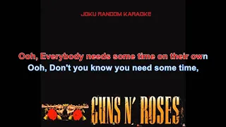 Guns N' Roses - November Rain [Karaoke]