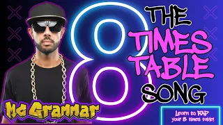 Learn Your Eight Times Table in Rap! | MC Grammar 🎤 | Educational Rap Songs for Kids 🎵