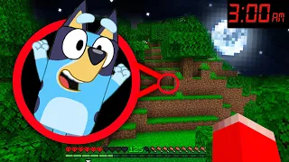 What's inside Bluey's secret base in Minecraft?