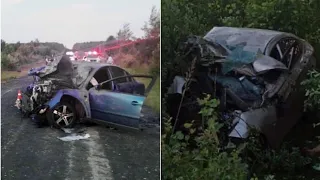 жуткое дтп в брянской области 04.07.2021г- столкнулись "Volkswagen и Hyundai". погибли двое человек.