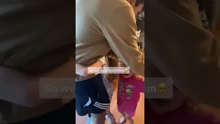 Uncle surprises his young nieces by traveling over 700 miles to visit them!