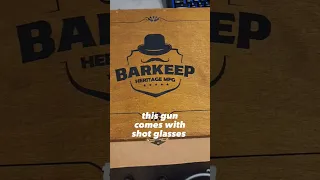 this gun comes with shot glasses