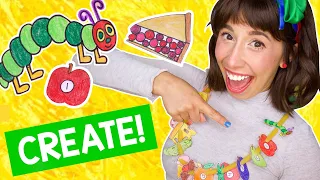 The Very Hungry Caterpillar Craft Activity | Craft for Kids and Toddlers at Home with Bri Reads