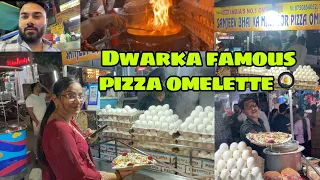 30 Eggs Biggest Pizza Omelette In 25 Min & Get 21000₹ Cash Price | Dwarka Ka Special Pizza Omelette