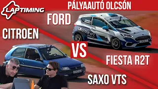 LAPTIMING: Pályaautó Olcsón. Citroen Saxo VTS vs. Ford Fiesta Rally4 (ep.141)