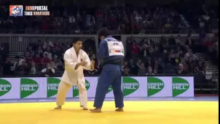 Judo Grand Prix Dusseldorf 2015 Semifinal -73kg AN Changrim (KOR) vs. ONO Shohei (JPN)