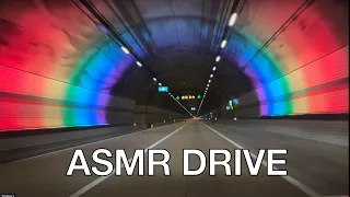 Highway ASMR Drive | Driving at night through the series of tunnels, 고속도로 주행 | 4K