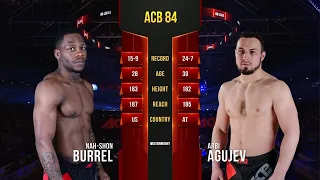 На-Шон Баррел vs. Арби Агуев | Nah-Shon Burrel vs. Arbi Agujev | ACB 84