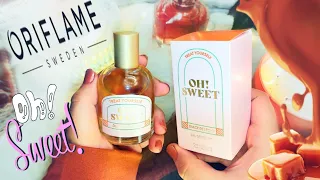 أول ريفيو عن oh! sweet 🎀اوه سويت دولتشي دليتشي النسائي اودوتواليت من اورفليم#oriflame  #caramel