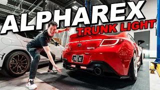 22+ GR86/BRZ  AlphaRex Trunk Light & Tail Light Install Review