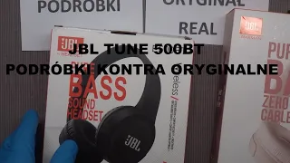 JBL TUNE 500BT Podróbki vs oryginalne ( fake vs real)  nie daj się oszukać !