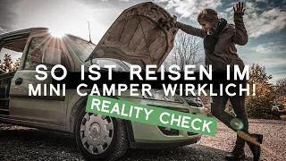 Reality Check: Wie Vanlife auf Reisen im DIY Mini Camper wirklich ist | Real Van Life Camping