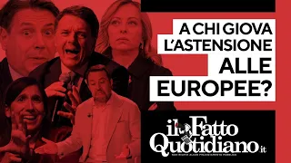 A chi giova l'astensione alle europee? La diretta con Peter Gomez