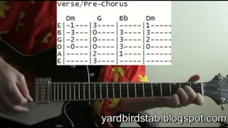 Yardbirds Heart Full of Soul Guitar Lesson Chords & Tab Tutorial