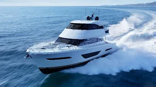 Maritimo M75 Flybridge Motor Yacht Trailer