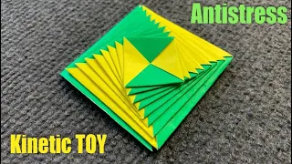 Antistress TOY Kinetic Origami. How to make a paper Toy.