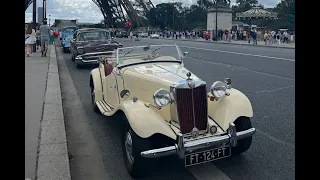 La traversée de Paris avec plus de 800 Voitures classiques.