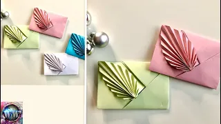 Origami Briefumschlag falten - einfachen Kuvert selber machen - Geschenk zum Valtentinstag,Muttertag