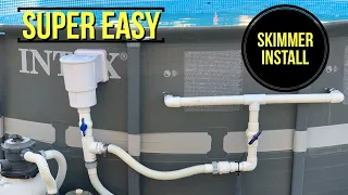 Installing Hayward Skimmer with PVC