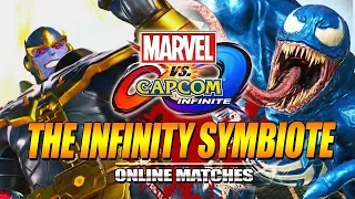THE INFINITY SYMBIOTE: Thanos X Venom  - Marvel Vs. Capcom Infinite Online Matches